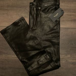 Rag & Bone Lamb Leather Pants
